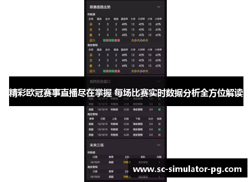 精彩欧冠赛事直播尽在掌握 每场比赛实时数据分析全方位解读 精彩欧冠赛事直播尽在掌握 每场比赛实时数据分析全方位解读